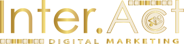 Logo Inter.Act Digital Marketing dorato